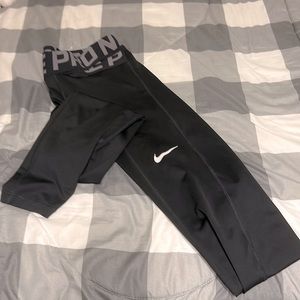 Nike pro cross band, dry fit black leggings